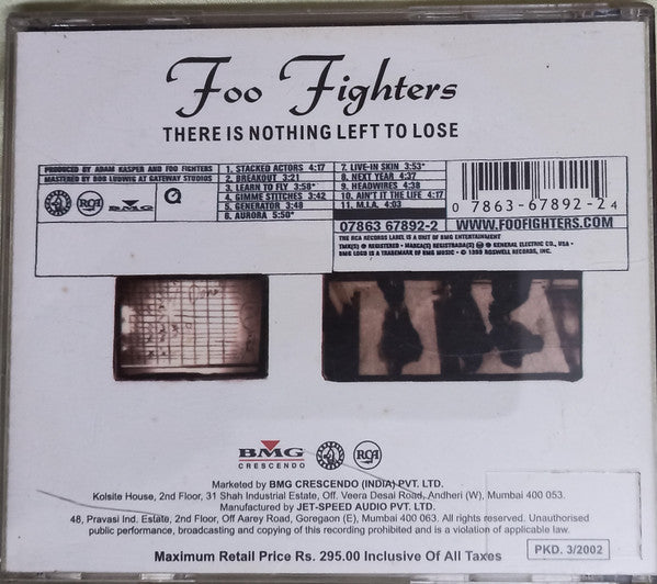 Foo Fighters - re Is Nothing Left To Lose - Enhanced CD Longplay image 2
