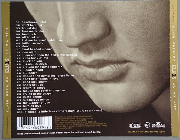Elvis Presley - ELV1S 30 #1 Hits - Used CD image 2