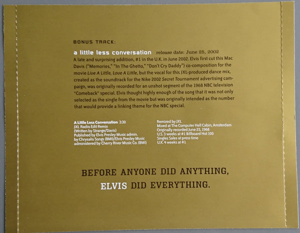 Elvis Presley - ELV1S 30 #1 Hits - Used CD image 4