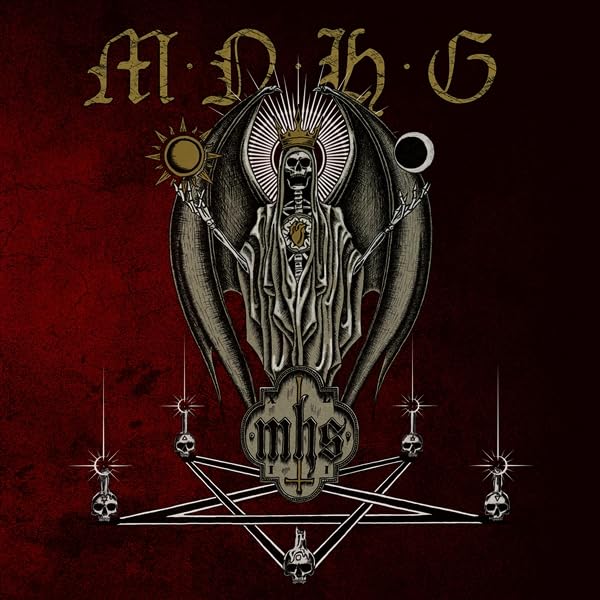 MNHG - NECARE (TRANSPARENT RED / BLACK MARBLE VINYL) - Vinyl Record image 1