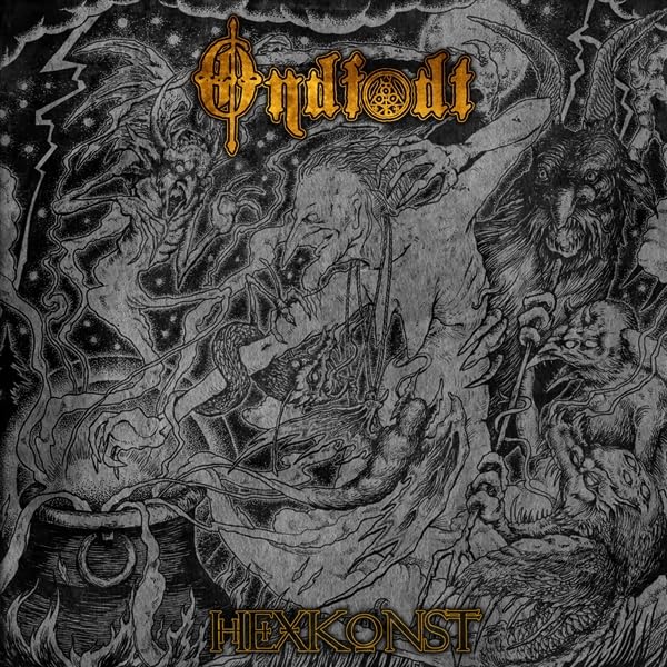 ONDFØDT - HEXKONST (TRANSPARENT BLACK ICE / OPAQUE SILVER SWIRL VINYL) image 1
