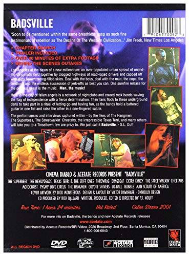 VARIOUS ARTISTS - BADSVILLE - DVD image 3