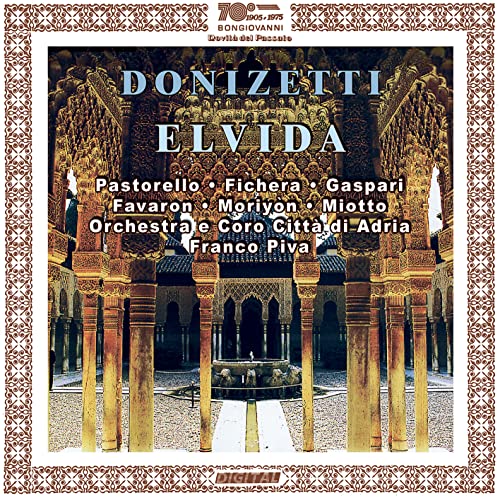 MASSIMILIANO FICHERA - Donizetti: Elvida - CD image 1