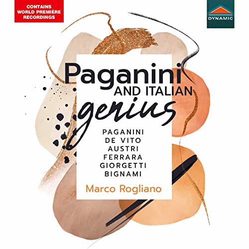 MARCO ROGLIANO - PAGANINI AND ITALIAN GENIUS - cd