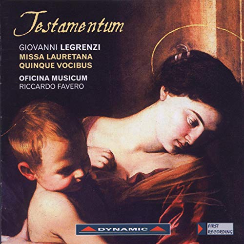 OFICINA MUSICUM:FAVE - LEGRENZI:TESTAMENTUM - CD image 1