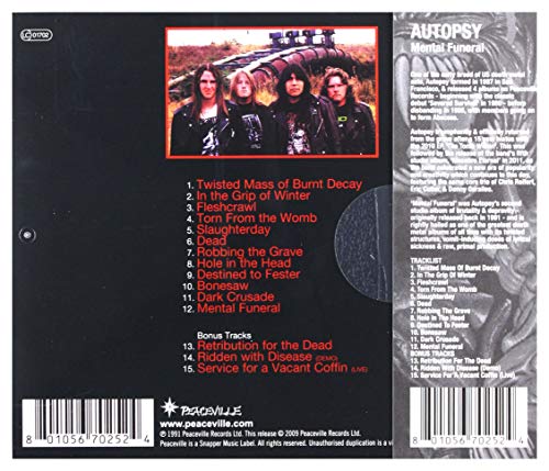 Autopsy - Mental Funeral - CD image 2
