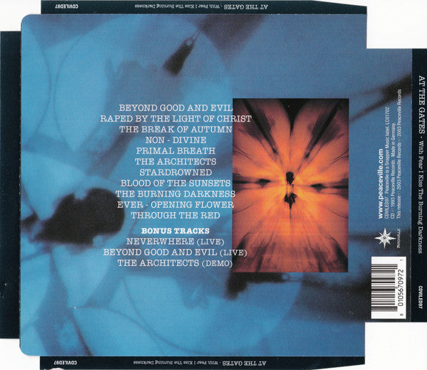 At The Gates - With Fear I Kiss The Burning Darkness - Used CD image 1