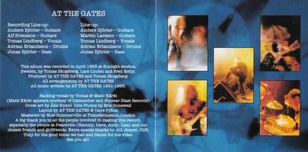 At The Gates - With Fear I Kiss The Burning Darkness - Used CD image 2