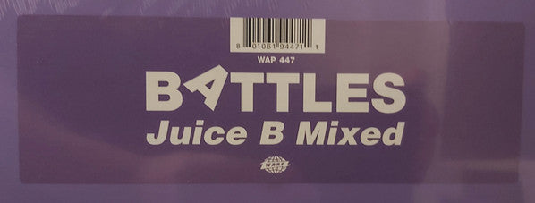 BATTLES - JUICE B MIXED - Vinyl Record 12" MAXI SINGLE image 3
