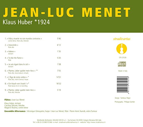 HUBER - :OEUVRES POUR FLUTES - CD image 2