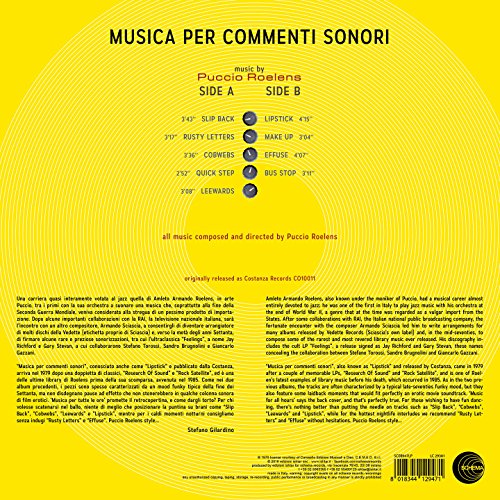 Puccio Roelens - Musica Per Commenti Sonori - Vinyl Record image 2