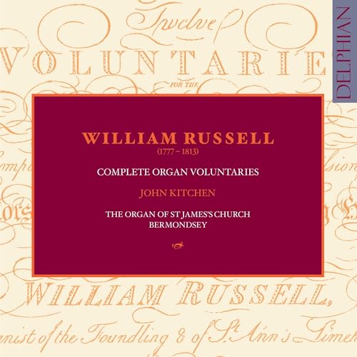 William Russell - Complete Organ Voluntaries - CD image 1