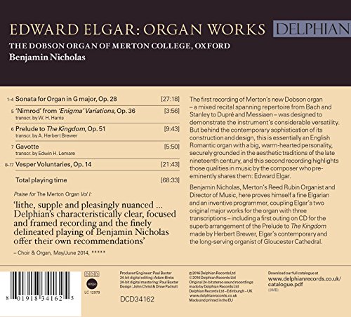 Edward Elgar - Elgar: Organ Works - CD image 2