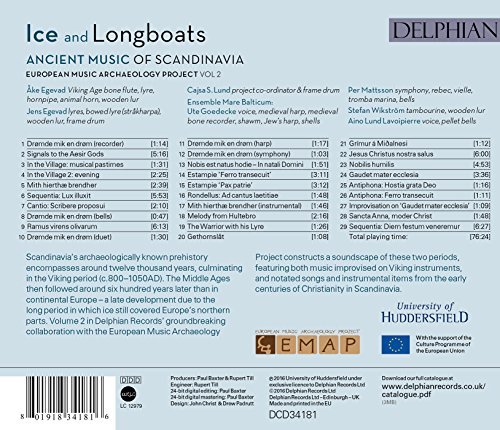 Various Composers - Ice and Longboats: Ancient Music of Scandinavia - CD image 2