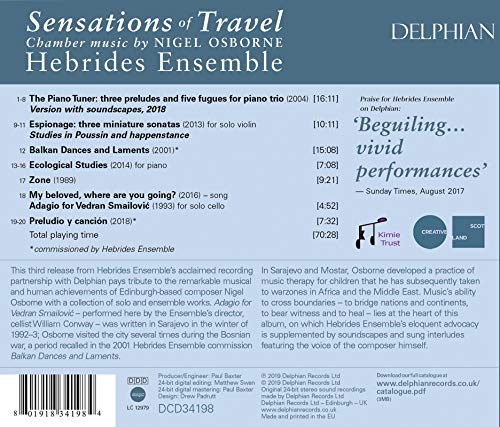Hebrides Ensemble - : Sensations of Travel - CD image 2