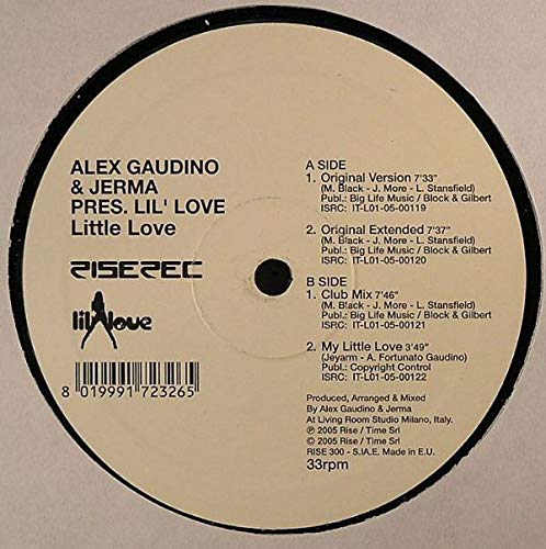 Alex Gaudino & Jerma - Little Love - Used Vinyl Record 12" image 1