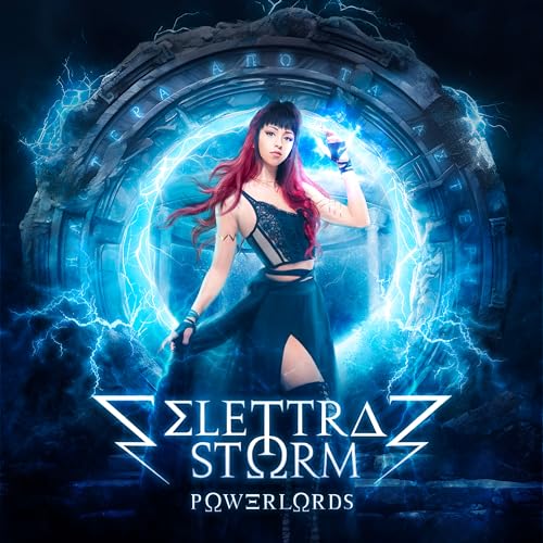 ELETTRA STORM - POWERLORDS (MARBLED BLUE VINYL) - Vinyl Record image 1