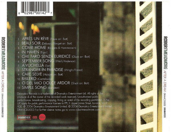 Robert Meadmore - After A Dream - Used CD image 8