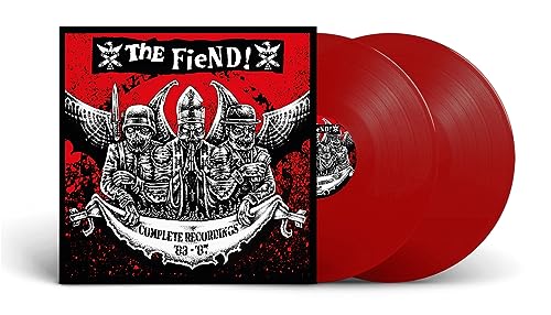 FIEND - COMPLETE RECORDINGS 1983-1987 (RED VINYL) - Vinyl Record DLP image 1
