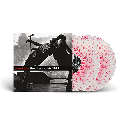 PEARL JAM - 1992 Broadcasts (Clear/Red Splatter Vinyl) - Vinyl Record image 1