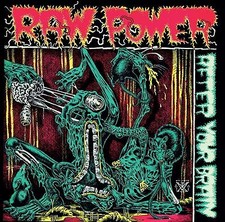 RAW POWER - AFTER YOUR BRAIN (WHITE / RED SPLATTER VINYL) - Vinyl Recor image 1