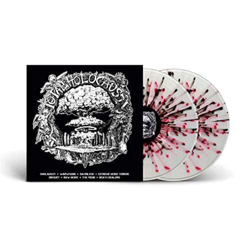 VARIOUS ARTISTS - TOTAL HOLOCAUST VOL 1. (CLEAR/BLACK/RED SPLATTER VINY image 1
