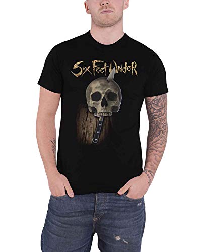 SIX FEET UNDER - KNIFE SKULL - tshirt - T Shirt - Size S image 1