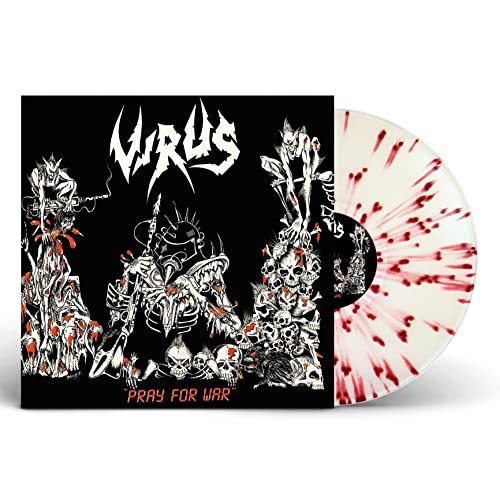 VIRUS - PRAY FOR WAR (WHITE / RED SPLATTER VINYL) - Vinyl Record image 1