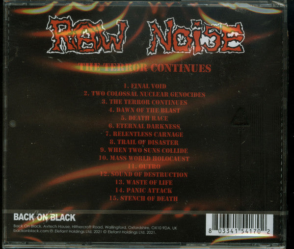 RAW NOISE - TERROR CONTINUES - CD image 3