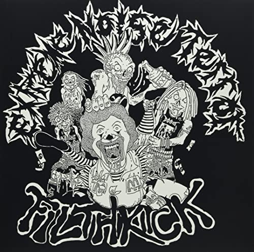 EXTREME NOISE TERROR/ FILTHKICK - IN IT FOR LIFE (CLEAR VINYL) - LP - V image 1