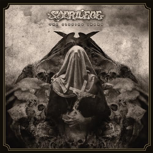 SACRILEGE - CLOSING IRONY (RED W/ BLACK SPLATTER VINYL) - Vinyl Record image 1