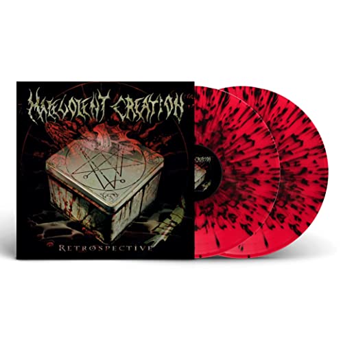 MALEVOLENT CREATION - RETROSPECTIVE (RED/BLACK SPLATTER VINYL) - Vinyl image 1