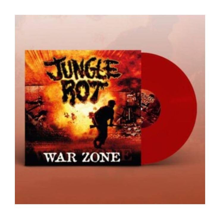 JUNGLE ROT - WAR ZONE (RED VINYL) - Vinyl Record image 1