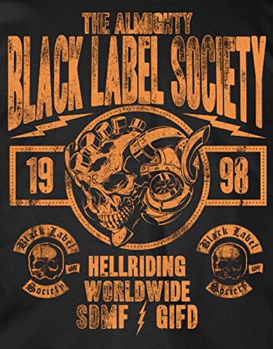 BLACK LABEL SOCIETY - HELL RIDING WOR - tshirt - T Shirt - Size S image 3