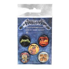 METALLICA - SINGLES BUTTON BADGE SET - BADGEP image 2