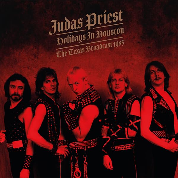 JUDAS PRIEST - HOLIDAYS IN HOUSTON (CLEAR/BLACK SPLATTER VINYL) - Vinyl image 1