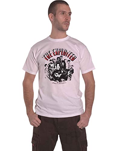 EXPLOITED - BARMY ARMY (WHI - tshirt - T Shirt - Size M image 1