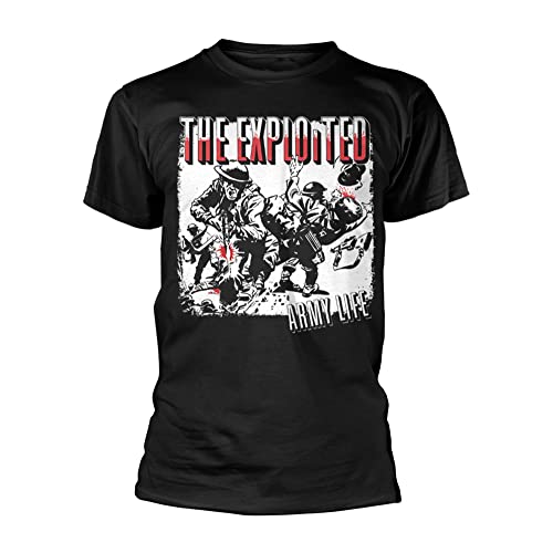EXPLOITED - ARMY LIFE (BLAC - tshirt - T Shirt - Size XL image 1