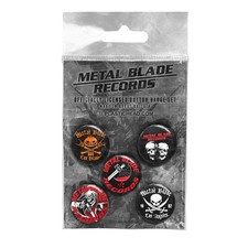 METAL BLADE RECORDS - BUTTON BADGE SET - BADGEP image 2