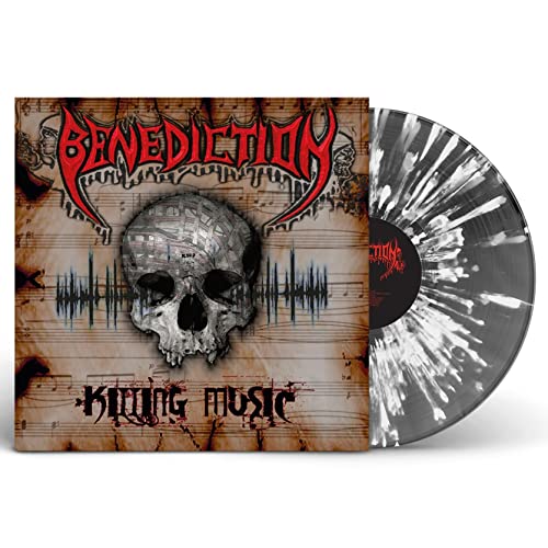 BENEDICTION - KILLING MUSIC (GREY/WHITE SPLATTER VINYL) - Vinyl Record image 1