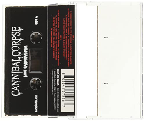 CANNIBAL CORPSE - LIVE CANNIBALISM - Cassette image 2