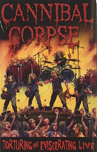 CANNIBAL CORPSE - TORTURING AND EVISCERATING LIVE - Cassette image 2