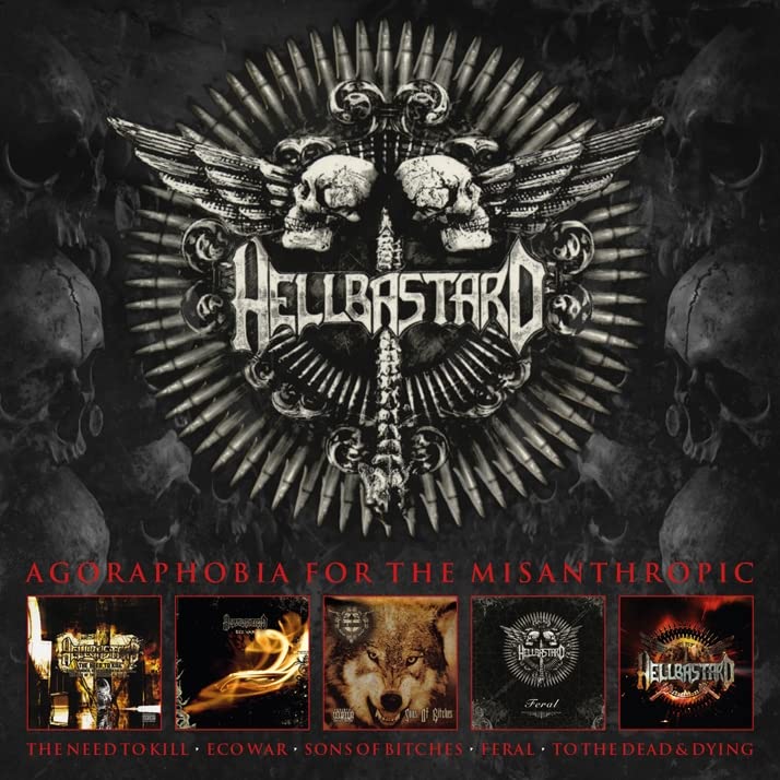 HELLBASTARD - AGORAPHOBIA FOR THE MISANTHROPIC - 4CD image 1