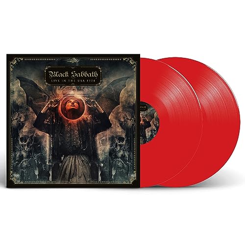 BLACK SABBATH - LIVE IN THE USA 1974 (RED VINYL 2LP) - Vinyl Record DLP image 1