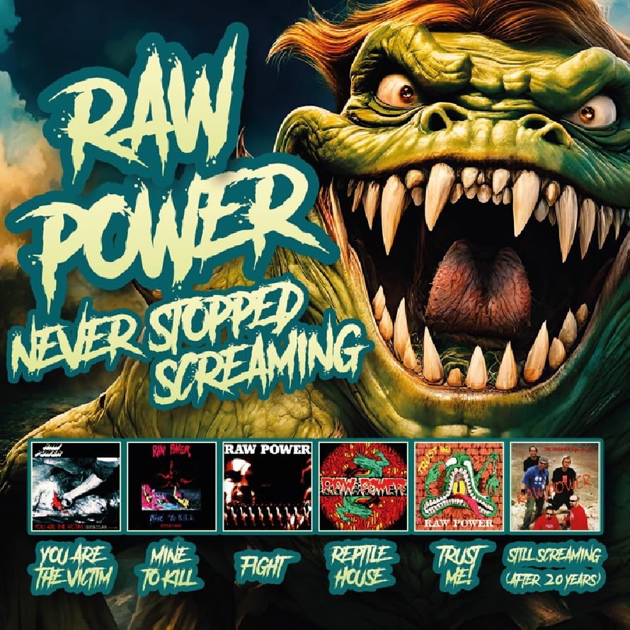 RAW POWER - NEVER STOPPED SCREAMING (3CD) - 3CD image 1
