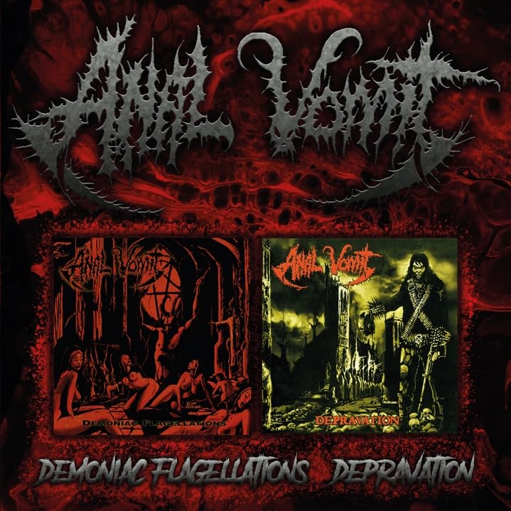 ANAL VOMIT - DEMONIAC FLAGELLATIONS / DEPRAVATION (2CD) - DCD