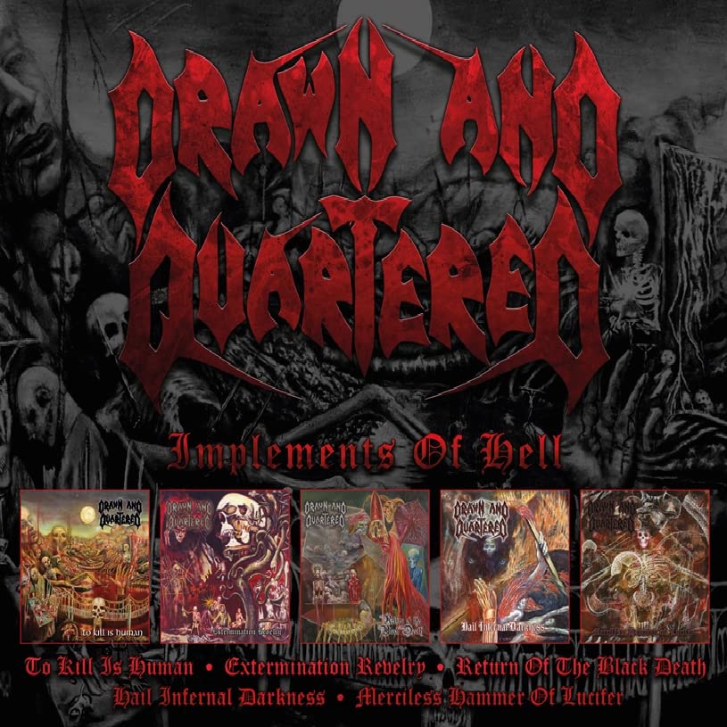 DRAWN AND QUARTERED - IMPLEMENTS OF HELL - 5CD image 1