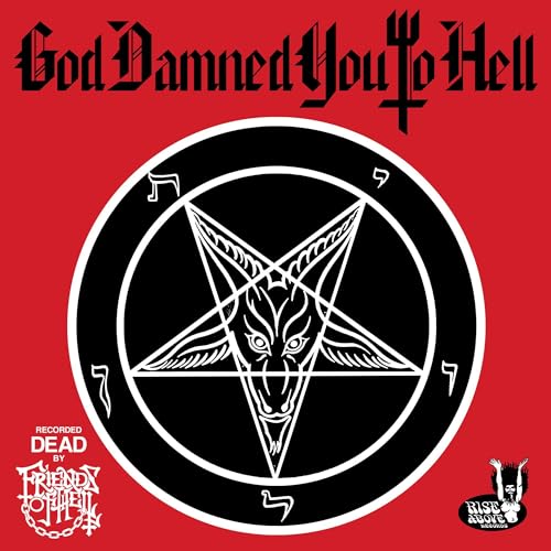 FRIENDS OF HELL - GOD DAMNED YOU TO HELL - Vinyl Record image 1