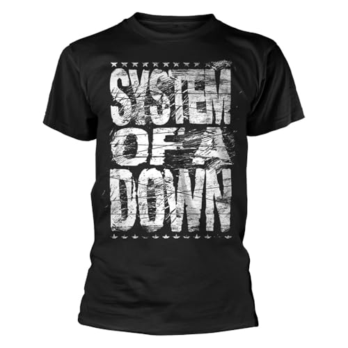 SYSTEM OF A DOWN - DISTRESSED LOGO - tshirt - T Shirt - Size M image 3