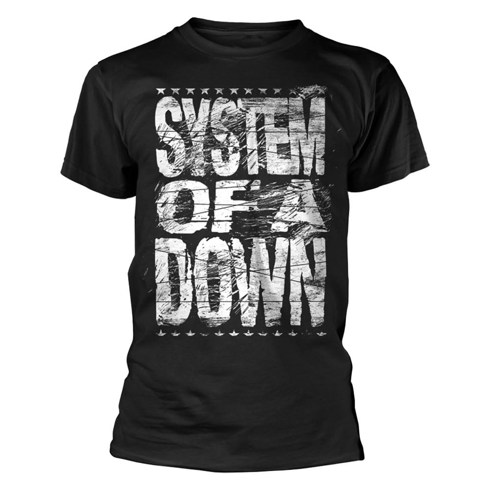 SYSTEM OF A DOWN - DISTRESSED LOGO - tshirt - T Shirt - Size XL image 1